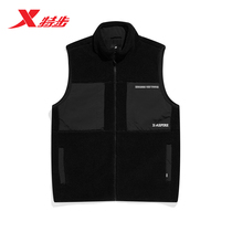 Special step vest jacket men 2022 autumn and winter New cashew flower lamb cashmere vest warm padded sports cotton suit