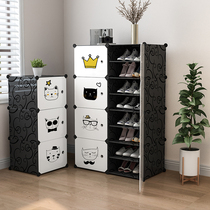 Simple shoe rack at the door new 2021 net red household indoor good-looking dormitory multi-layer bedroom dust-proof storage shoe cabinet
