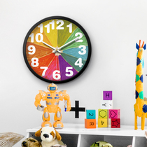 Mormon wall clock personality wall watch fashion quartz clock Living room household bedroom clock Creative mute simple wall hanging