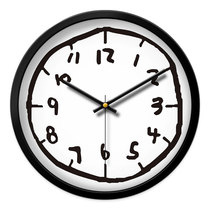 Radio wave wall clock living room silent wall watch student decoration clock bedroom children creative clock Wall modern simple