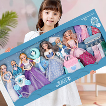 Doll toy girl Lisa Aisha Aisha Aisha Aisha Aisha Princess Barbie large gift box change set