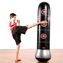 Fitness adult children tumbler inflatable sandbag exercise toy soft boxing column vent vertical strike equipment