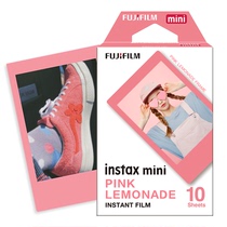 Fuji Polaroid Princess photo paper mini25 7c 9 90 Pink blue black border photo paper film