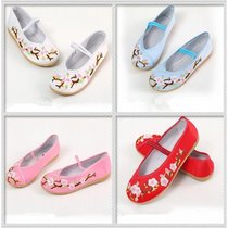 Childrens Hanfu girls dance costume shoes cheongsam ancient style boots fairy Air little girl ancient shoes summer Women