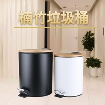 Foreign trade foot trash can household with lid hotel room trash can Daily necessities kitchen trash can pedal