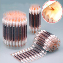 Iodophor cotton swab 100 travel skin disinfectant wound disinfection cleaning sterilization portable disposable cotton swab