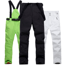 Ski pants men's and women's single board double board waterproof windproof hiking pants couples padded warm large size outdoor cotton pants