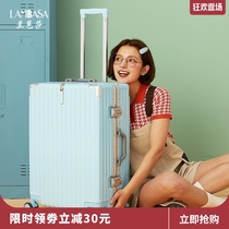 Trolley box luggage aluminum frame Womens Small 20 inch sturdy and durable 24 inch universal wheel password travel box 26