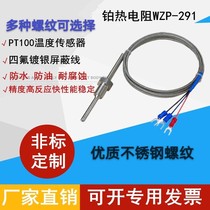 WZP-291 thermal resistance PT100 temperature sensor 4 points temperature sensor probe WRN-291