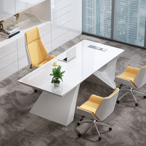 Medical beauty single desk simple modern luxury boss table female beauty salon manager table consultation room table and chair combination