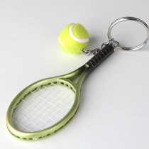 Gift tennis pendant jewelry tennis racket keychain creative gift Sports key hanging souvenir
