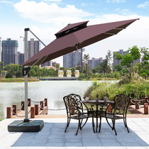 Outdoor parasol courtyard umbrella villa garden balcony parasol outdoor open air stall large outdoor Roman umbrella