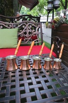 Spot Boonido Turkey Briki handmade hammer point coffee pot Turkey Briki handle 5 specifications