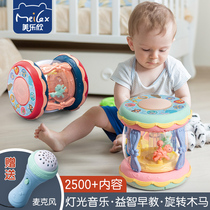 Hand clapping drum baby toys educational early education 6 months Music rattle children beat drum Carousel 1 year old baby