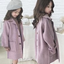 Childrens clothing girls 2021 New Super foreign air autumn clothing Korean version of Big children in the long spring and autumn fashionable coat coat tide
