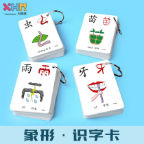 Toddler baby literacy card 3000 words Kindergarten childrens enlightenment early education Look at the picture literacy card Cognitive artifact