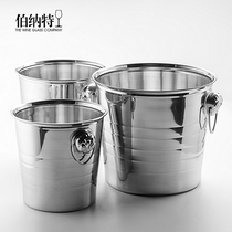Thickened stainless steel tiger head ice bucket KTV bar club champagne bucket Red wine ice bucket Large wine bucket Ice bucket