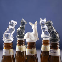 Burnett small animal wine plug seal rubber drip proof red wine bottle stopper champagne plug full of 2 wine delivery knives