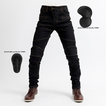 Motorcycle racing riding pants slim stretch locomotive anti-tumble pants protective gear riding jeans four seasons