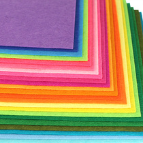 40 color non-woven material big color green clothing children creative handmade DIY kindergarten teaching aids fabric