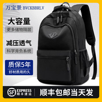 Student Double Shoulder Backpack Male Brief About Large Capacity Tourist Travel Backpack Business Oxford Bub Girls Big High School Bag