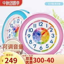 seiko Japan seiko clock New cartoon cute bedroom adjustable volume children recognize time Quartz Alarm Clock