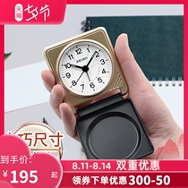 SEIKO Japan SEIKO clock luminous night light Snooze folding clock Travel small portable student learning alarm clock