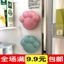  Independent design bear paw cat paw suction cup type deodorant activated carbon deodorant box refrigerator deodorant bamboo charcoal box