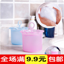 New Facial Cleanser Bubble Bottle Bath Bubble Handle Stirring Liquid Bubble Cup Foam Cup