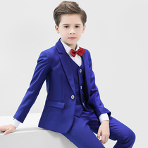 Childrens suit boy little host flower girl dress Boy suit wedding catwalk piano performance suit suit spring