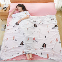 Dirty sleeping bag adult travel bed sheet adult business trip portable hotel single double indoor non-pure cotton quilt cover