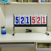 Basketball scoreboard Football scoreboard scorer scoring frame college entrance examination countdown card flip card flip frame