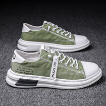 Trend canvas shoes mens 2021 summer new breathable versatile low-top mens shoes a pedal mens casual sports shoes