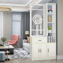 Screen partition decoration light luxury fantasy cabinet living room simple modern entrance hall hollow porch cabinet shoe cabinet