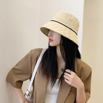 Tide brand 2021 summer new Japanese net red sunscreen casual fisherman hat female Korean fashion all-match bucket hat