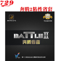 729 Pentium 2 provincial table tennis racket rubber provincial team gold version blue sponge professional sticky internal energy type reverse glue set glue