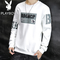 Playboy sweater mens spring and autumn season 2021 new trend ins all-match casual long-sleeved t-shirt mens base shirt
