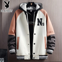 Playboy cardigan baseball suit mens coat spring and Autumn season 2021 new trend casual loose wild sweater