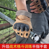 Outdoor Sports Tactical Fighting Half Finger Fighting Gloves Mountaineering Fitness Non-slip Outdoor Cycling Motorcycle Gloves