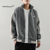 Spring and Autumn New Splice American Baseball Jacket Men ins Lovers Street Handsome Loose Casual Jacket