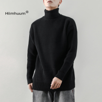 Turtleneck Sweater Men Winter Warm Sweater Korean Loose Joker base shirt Clothes