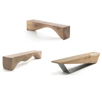 Nordic log bench B & B hotel rectangular rest shoe stool simple creative household modern bench bench