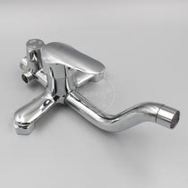  Promotional copper body concealed cold water mixing valve three-speed bathtub shower faucet with down water Donald duck three-speed