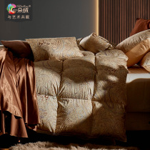 A velvet duvet 95 white goose down warm quilt core winter quilt five-star hotel quilt spring and autumn air conditioning quilt