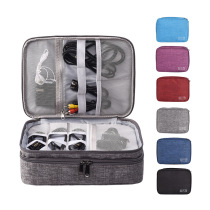 Bao multi-function data cable storage bag notebook power cord storage box digital storage bag headset U disk U Shield charger charging treasure mobile phone accessories protection cloth bag large capacity customization