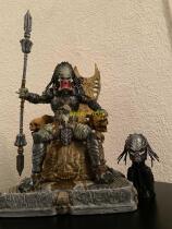 Alien iron Warrior throne double front page 3D printing model data stl character hand-made high-precision material file