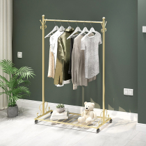 Coat rack Floor Bedroom Home Simple Nordic Indoor Hanging Clothes Shelf Single Pole Simple Weaving Clothes rack