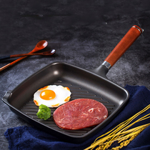 Italian imported pentolpress steak frying pan non-stick pan household stripe fried steak pan