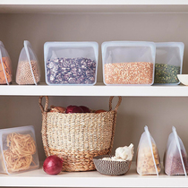 stasher America imported silicone bag fresh-keeping low temperature slow cooking bag food sealed storage bag fruit sealed bag