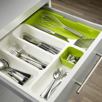  British joseph retractable kitchen drawer finishing box tableware storage box partition board knife fork and chopsticks rack